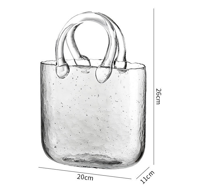 Purse Glass Vase
