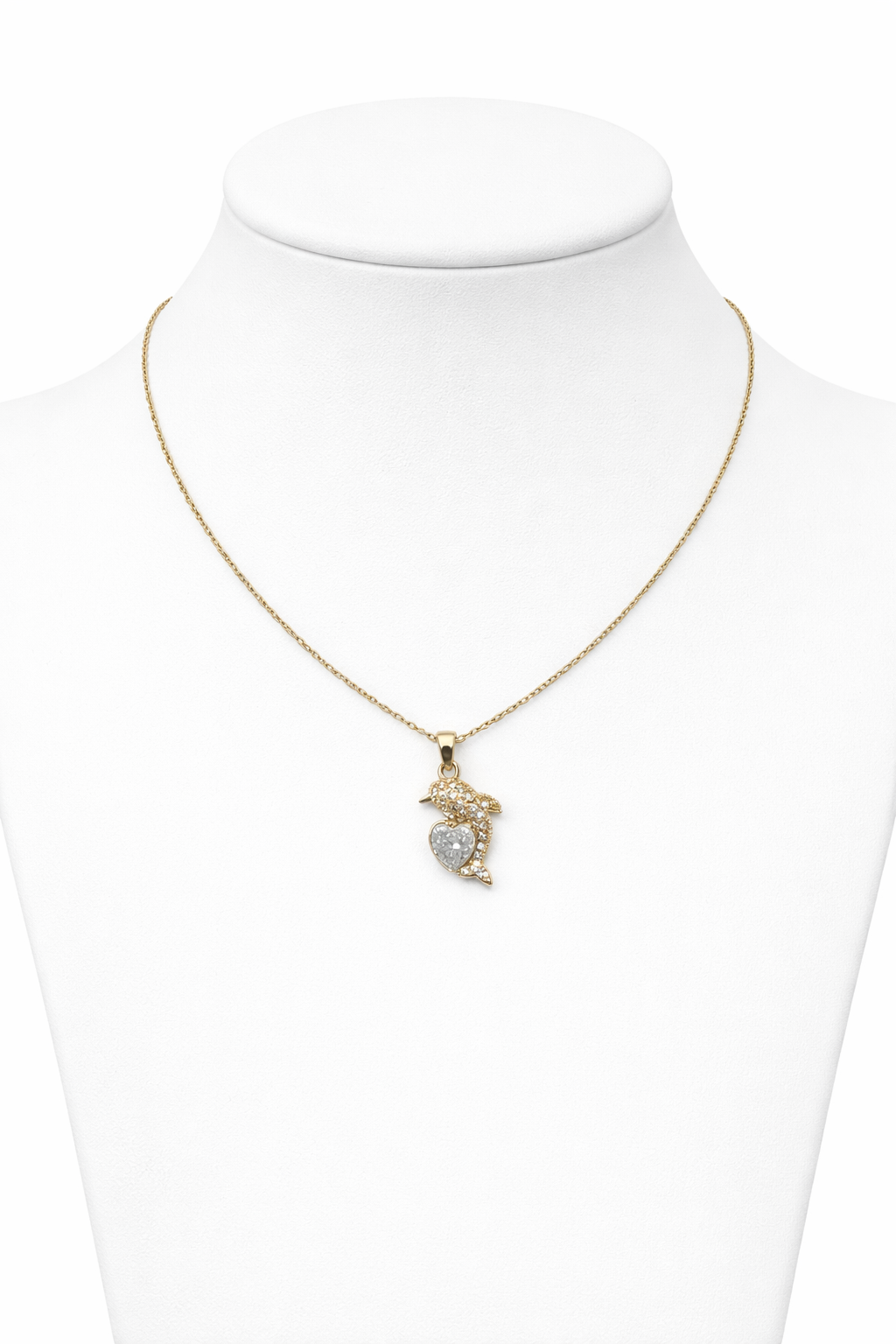 Dolphin Heart Necklace 🐬