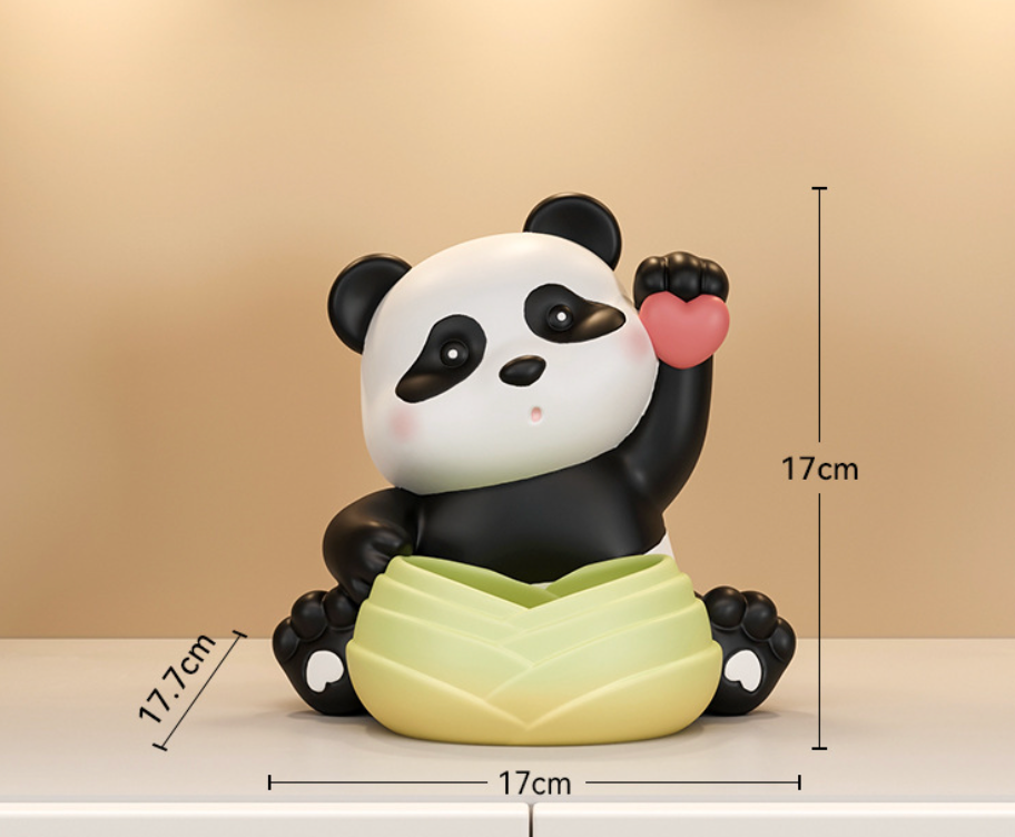 Panda with Bowl