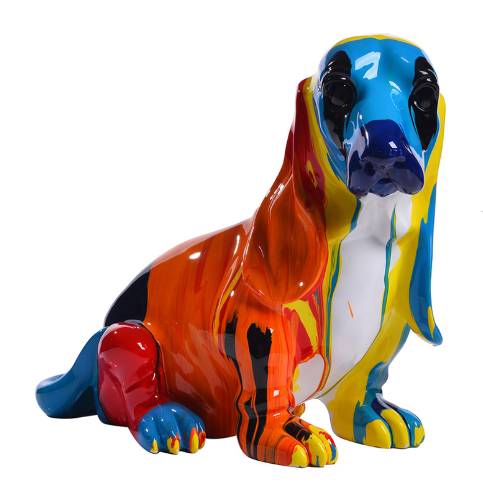 Large Basset Hound Dog