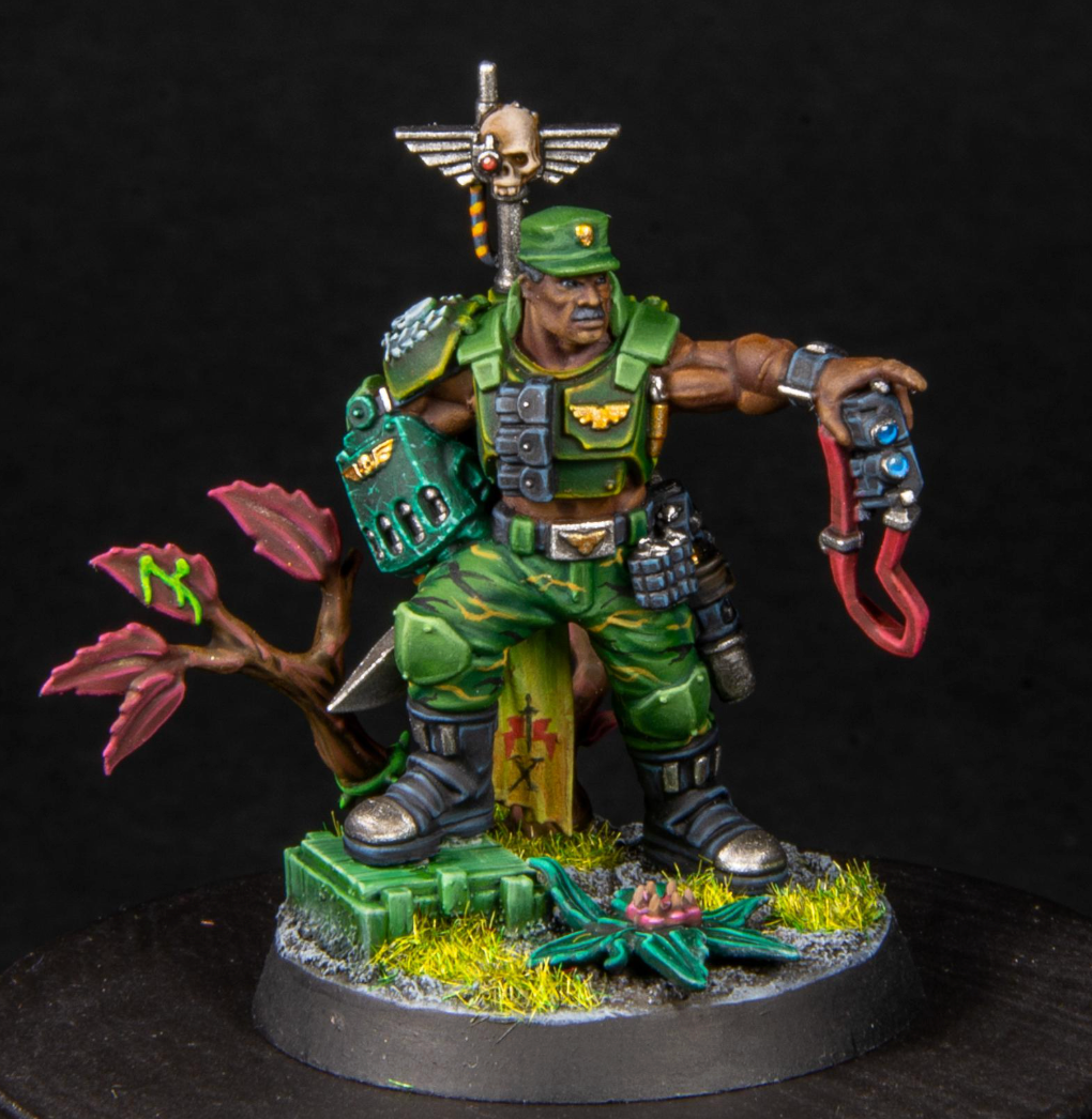 Citadel Warhammer 40K Catachan Colonel Store Anniversary Model *rare