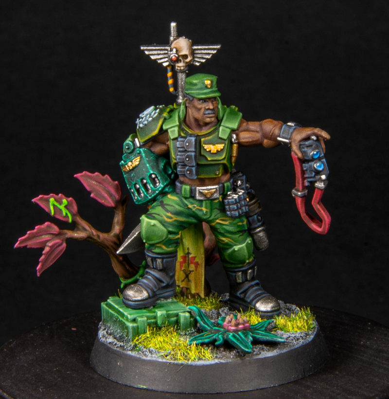 Citadel Warhammer 40K Catachan Colonel Store Anniversary Model *rare