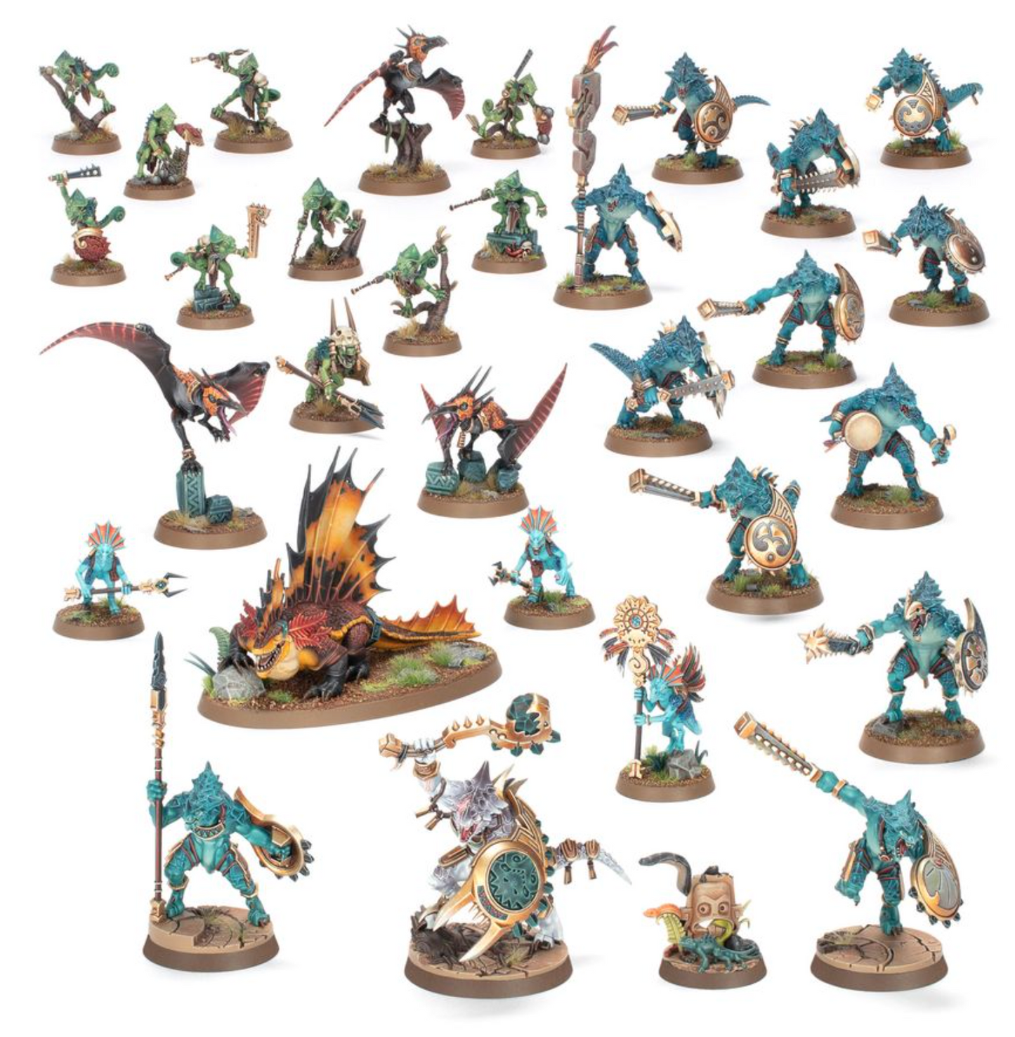 Spearhead: Seraphon – Sunblooded Prowlers