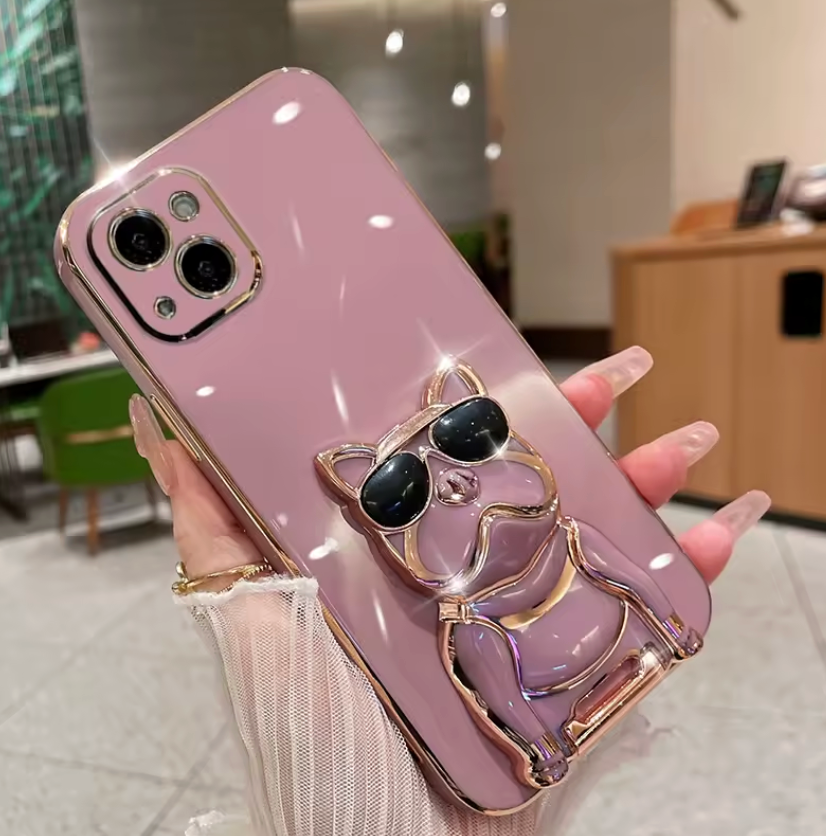 iPhone Case Bulldog Pink