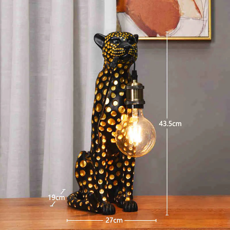 Leopard Lamp