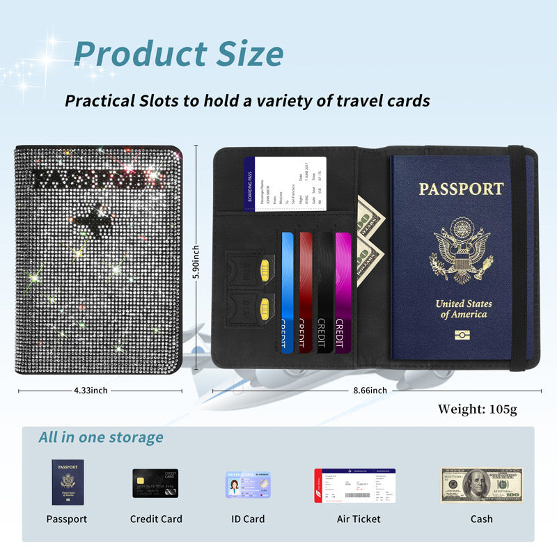 Crystal Passport Case