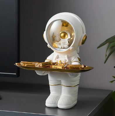 Standing Astronaut with Tray