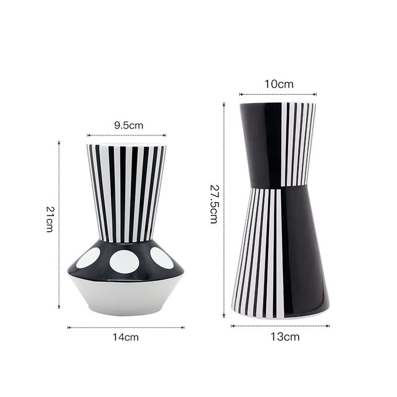 Black & White Vase