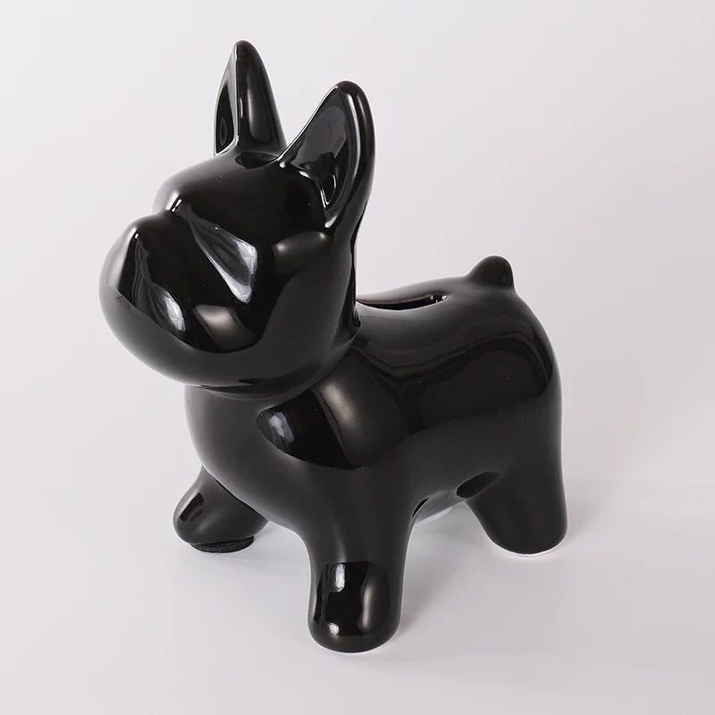 French Bulldog Piggy Bank Jungle Pieces