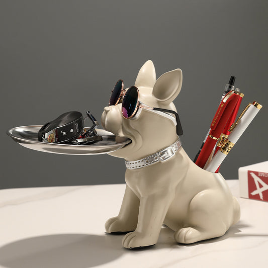 Tray & Pen Holder Bulldog