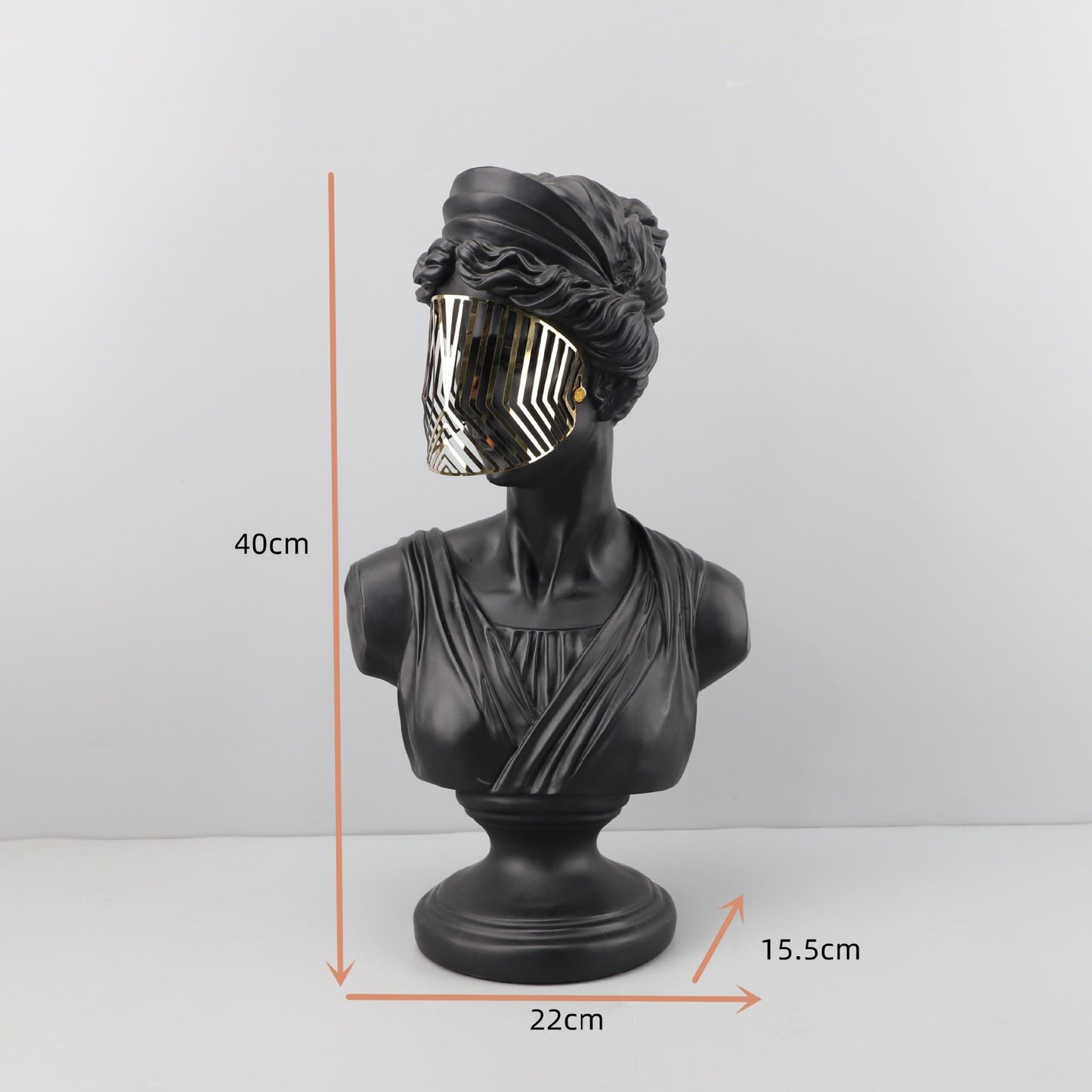 Woman with Gold Mask