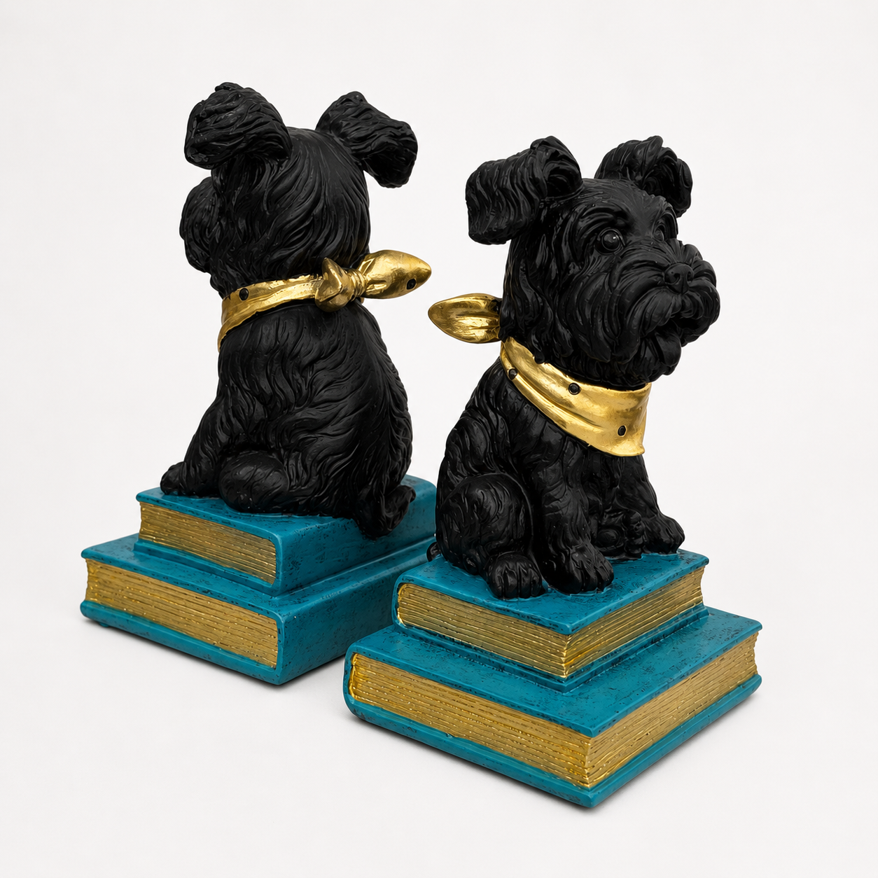 Schnauzer Bookends Set of 2