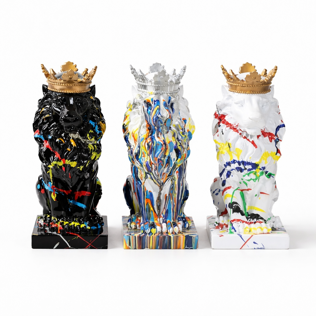 Artistic Crown Lion