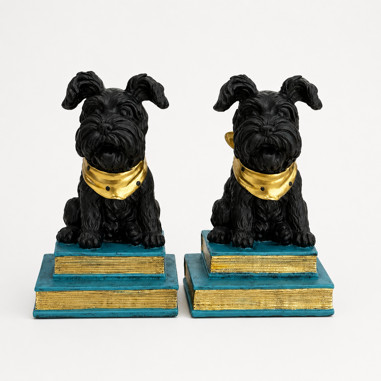 Schnauzer Bookends Set of 2