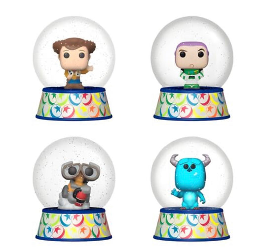 Disney Pixar assorted Mystery Mini Snow globe figure