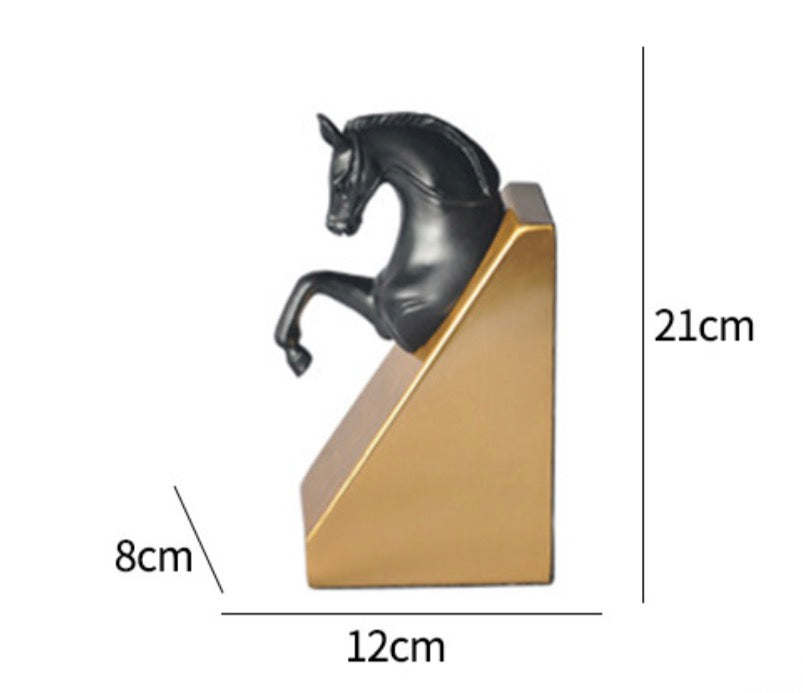 Couple Horse Bookends