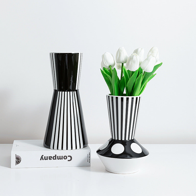 Black & White Vase