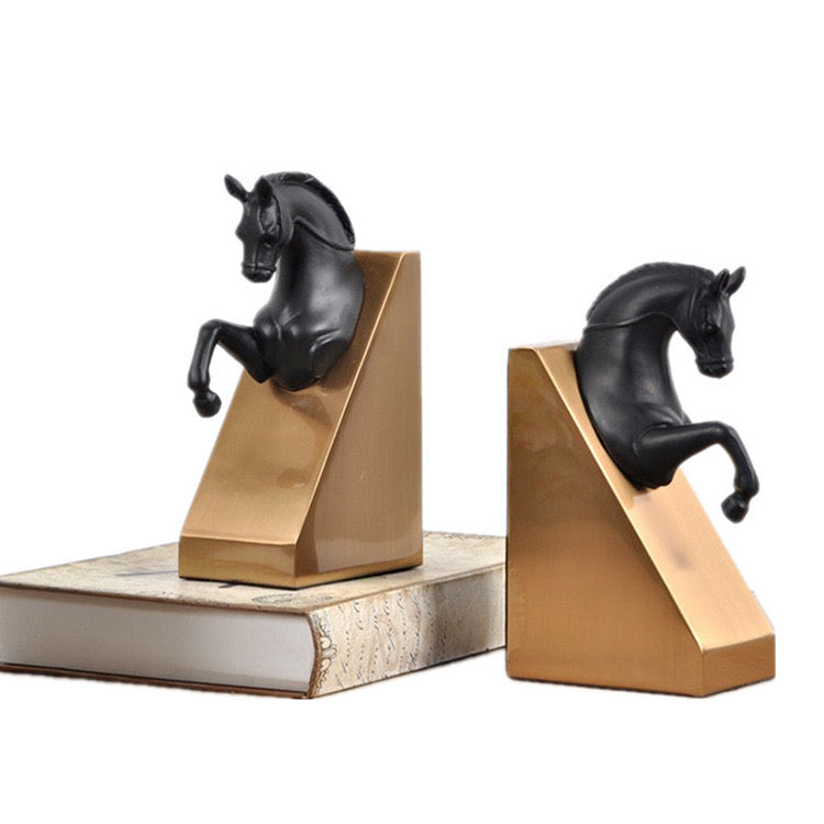 Couple Horse Bookends