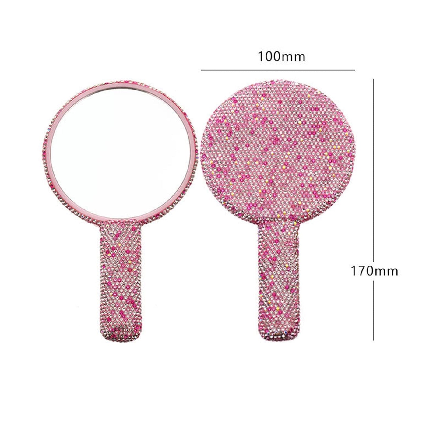 Crystal Handheld Mirror