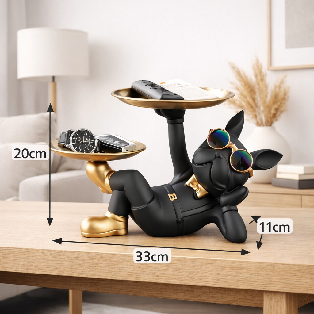 Double Tray Laying Bulldog