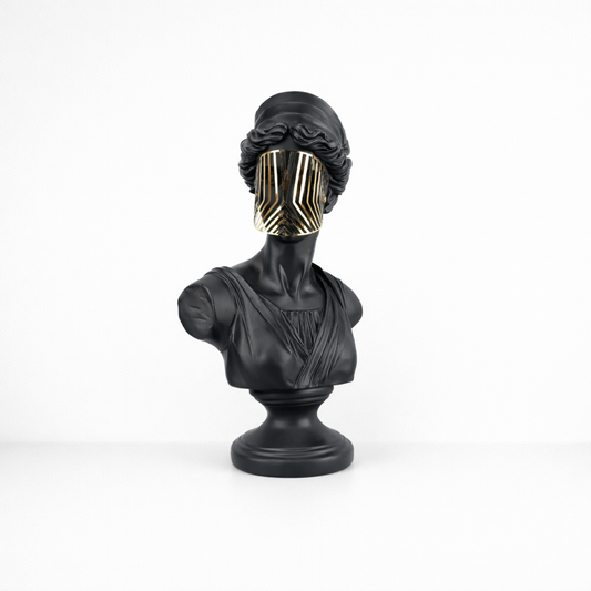 Woman with Gold Mask