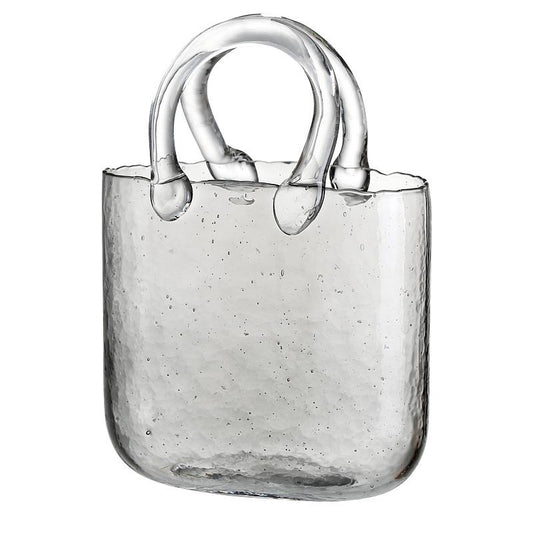 Glass Handbag Vase