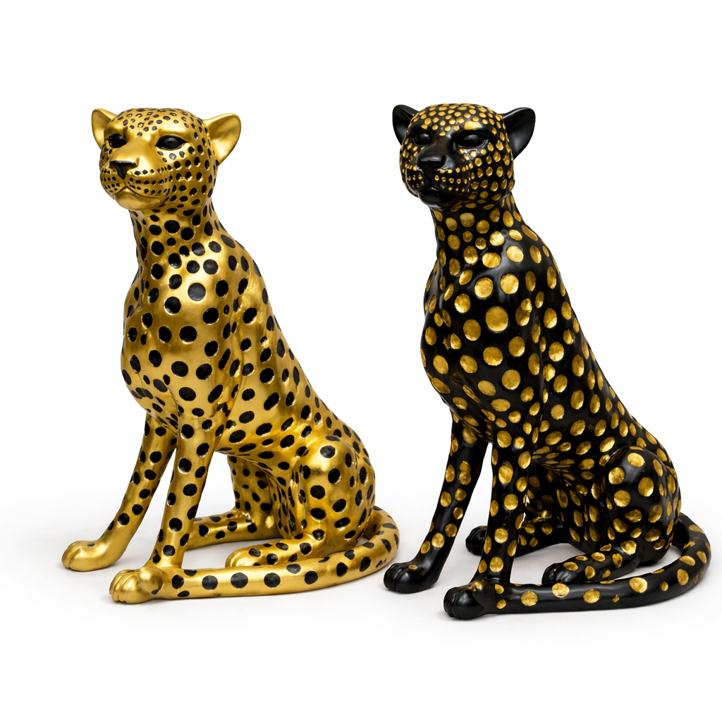 XL Sitting Leopard