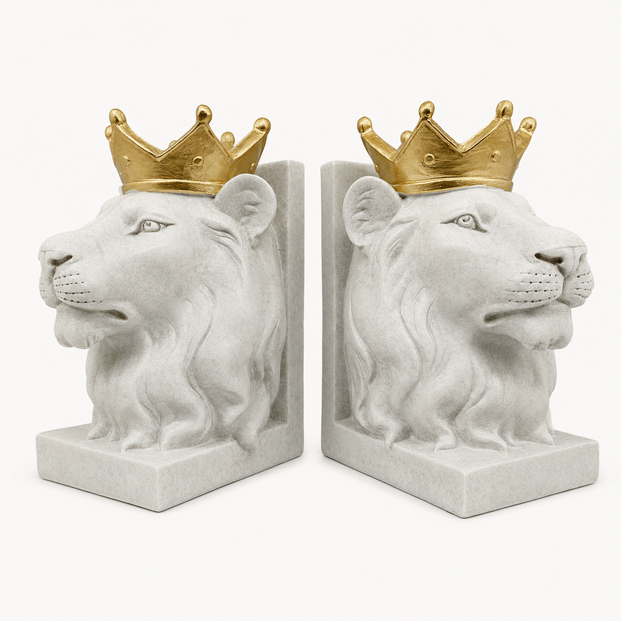 Royal Lion Bookends