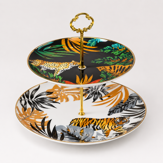 Two-Tier Tea Cake Stand