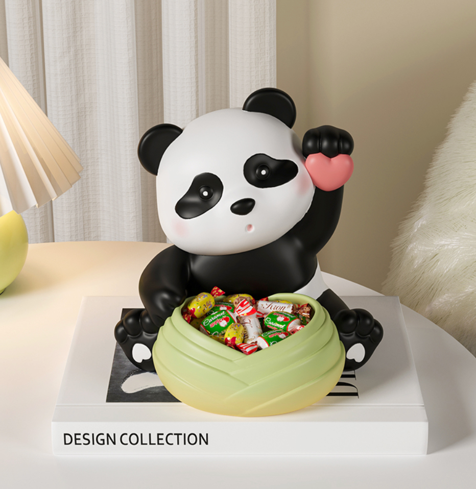 Panda with Bowl