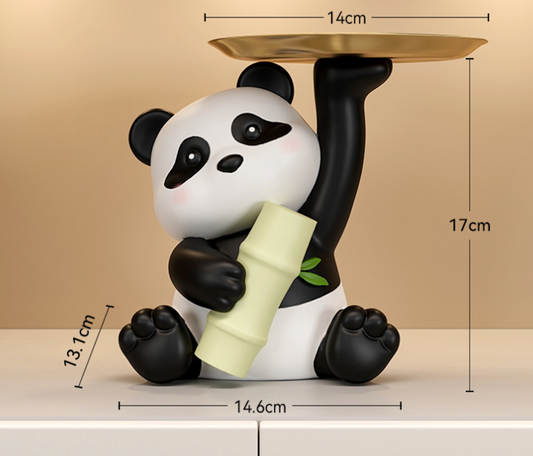 Panda with tray