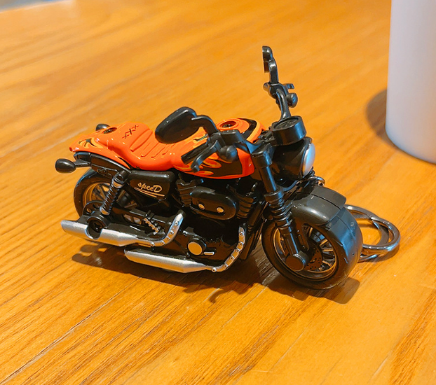 Motorbike Keyring