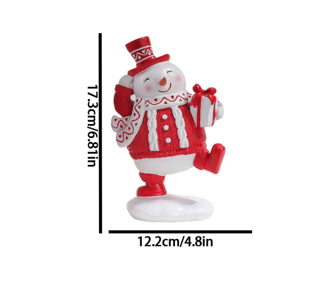 Santa & Snowman Set of 2
