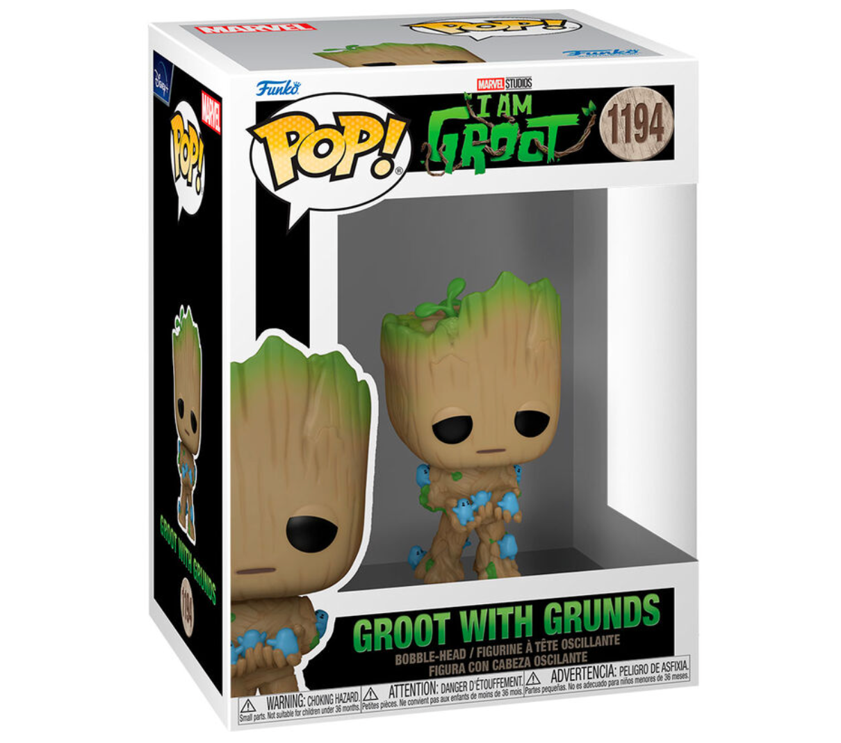 POP figure Marvel I am Groot - Groot with Grunds