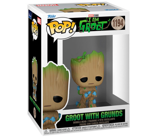 POP figure Marvel I am Groot - Groot with Grunds