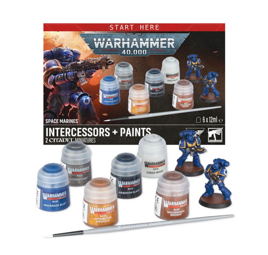 Space Marines: Intercessors + Paints