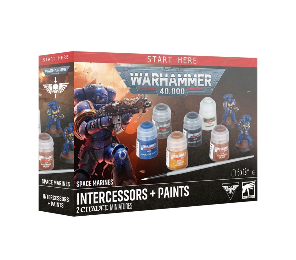 Space Marines: Intercessors + Paints