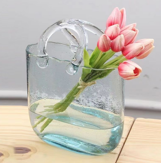 Purse Glass Vase