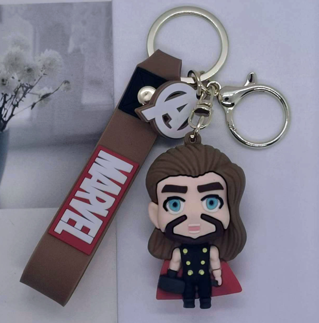 Super Heroes Keyring