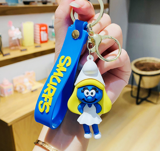 Smurf Keyring