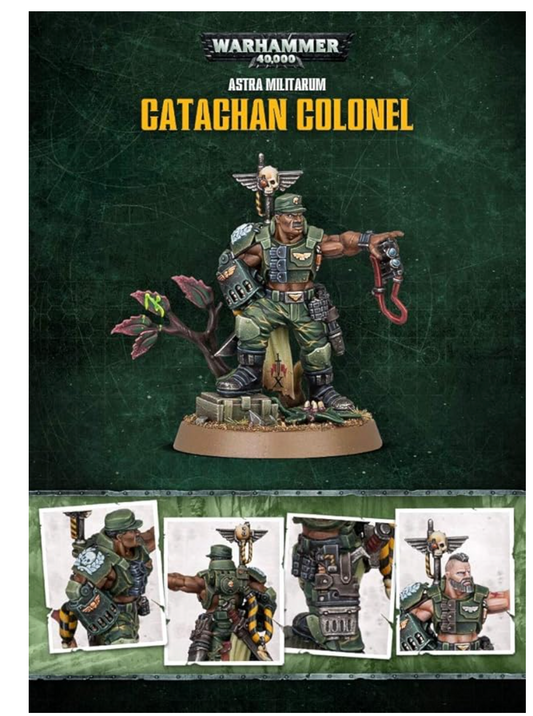 Citadel Warhammer 40K Catachan Colonel Store Anniversary Model *rare