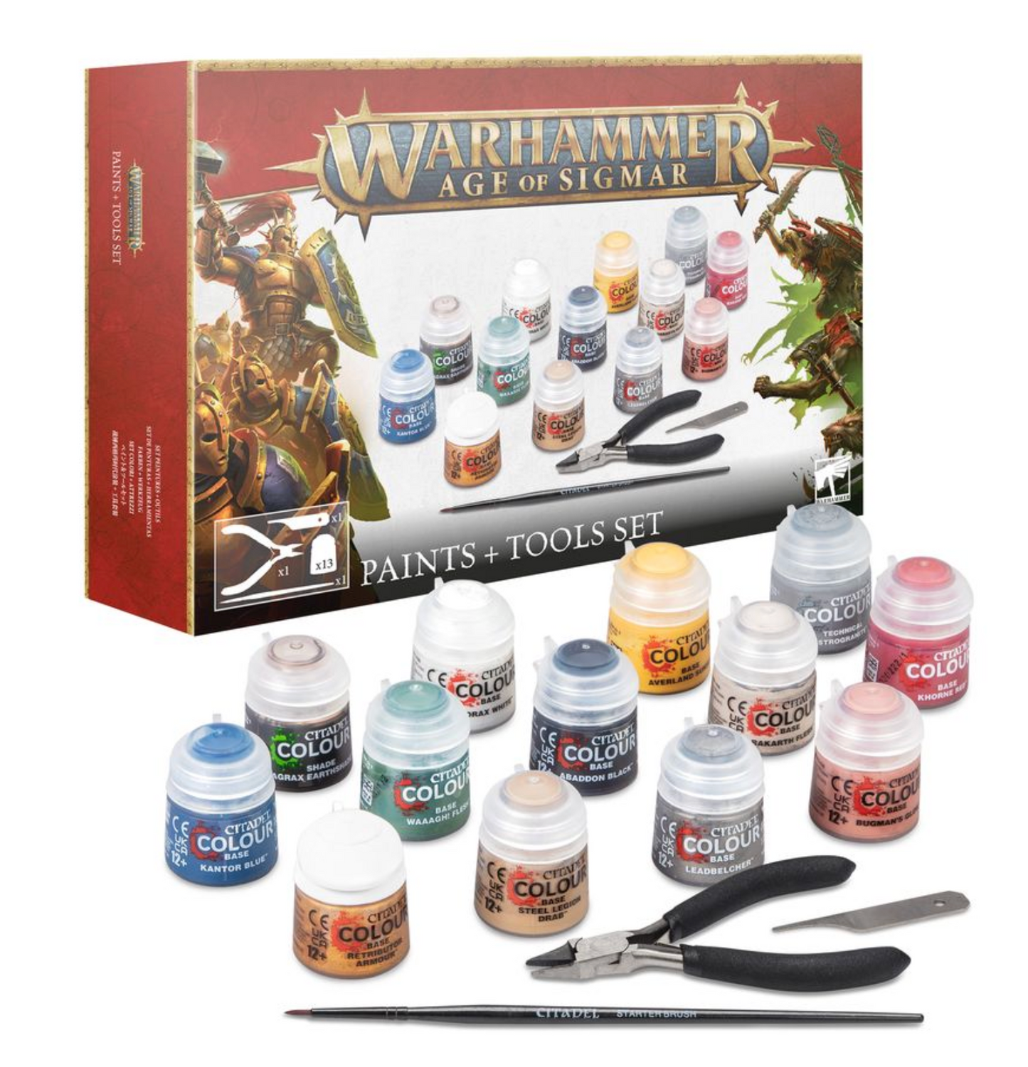 Age of Sigmar: Paints + Tools Set
