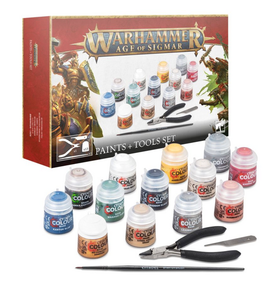 Age of Sigmar: Paints + Tools Set