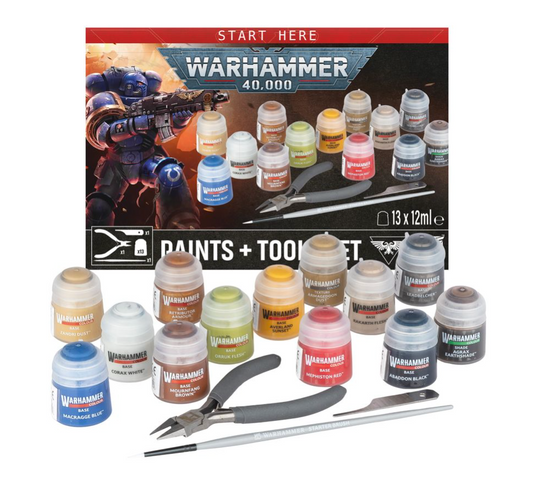 Warhammer 40,000: Paint + Tools set