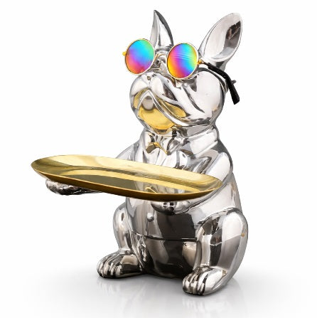 Bulldog with Tray