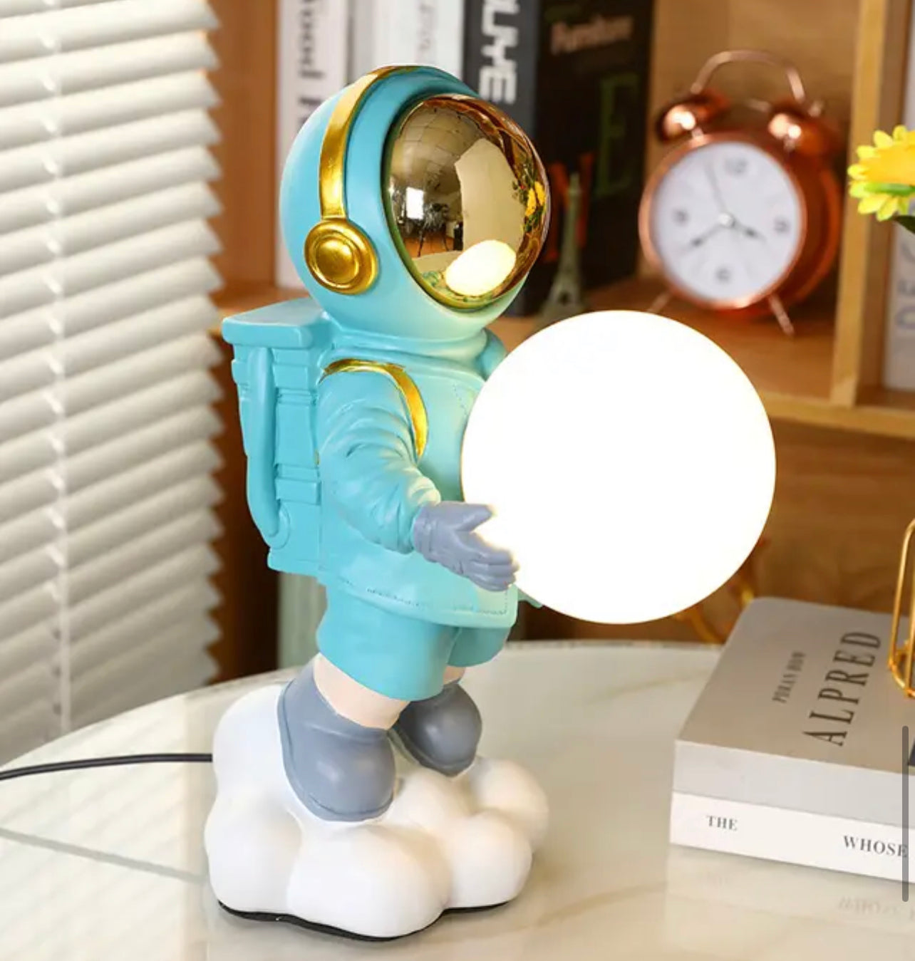 Astronaut Moon Lamp