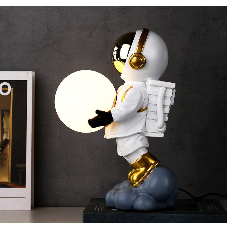 Astronaut Moon Lamp