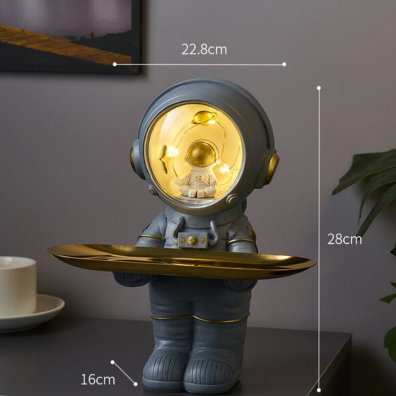 Standing Astronaut with Tray