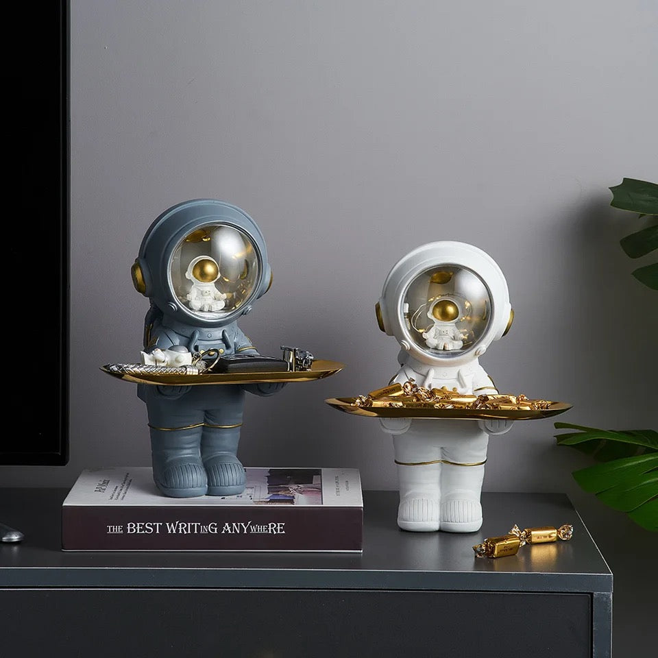 Standing Astronaut with Tray